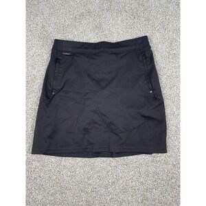 RLX Ralph Lauren Skort Sz 4 Black‎ Skirt Shorts Athletic Golf Tennis Pickleball